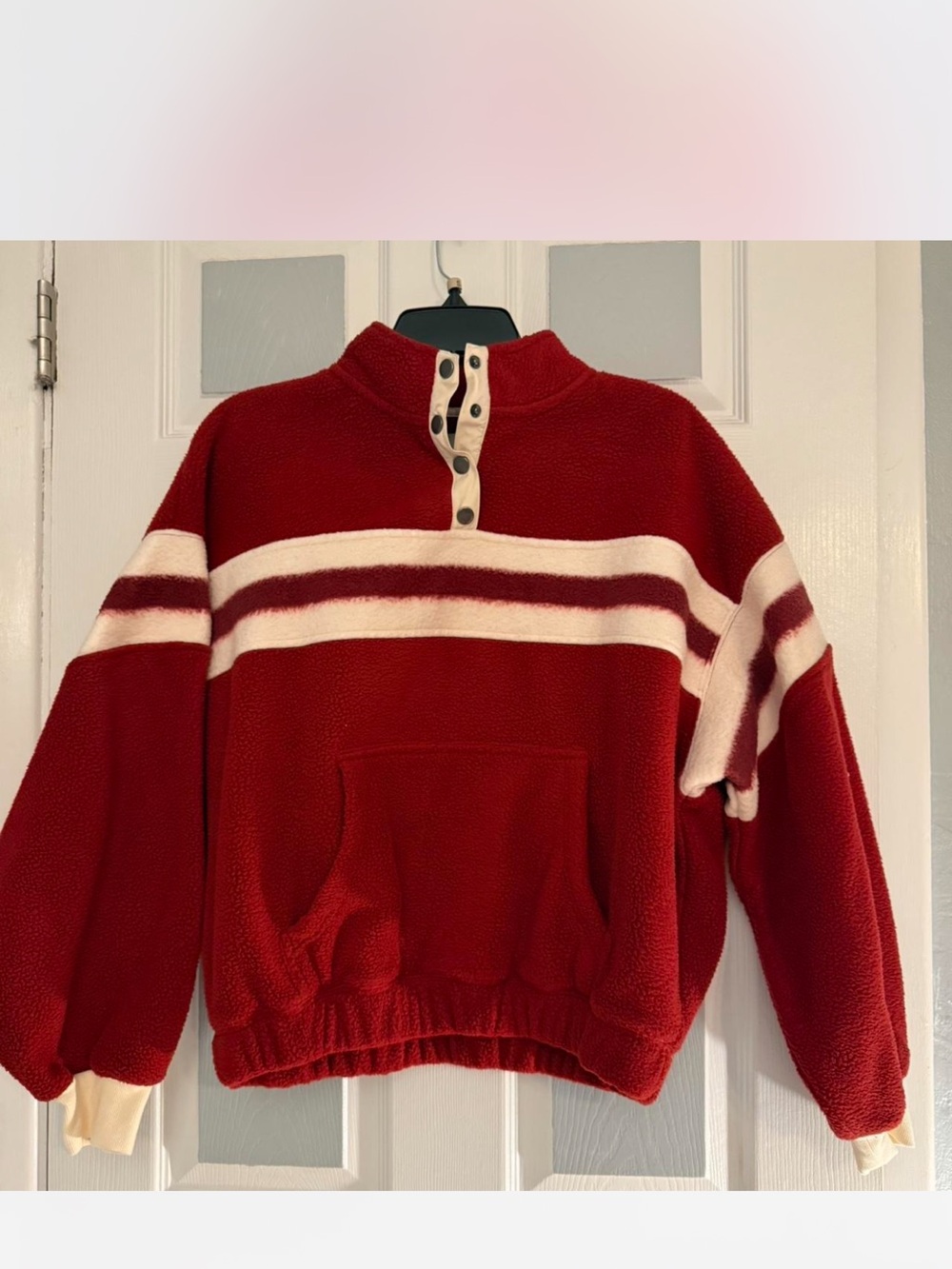 Urban Outfitters (BDG) Lodge Printed Fleece Quarter Snap Pullover - Picture 3 of 5